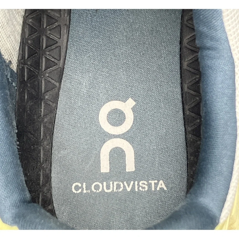 On Cloudvista Running Shoes - Men's Size 10.5 'Ivory/Endive' (64.98318)